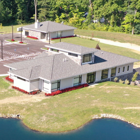overhead photo of Crematory-Funeral Home