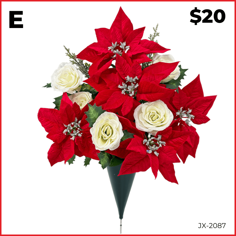 poinsettia-bouquet-arlington-memorial-gardens