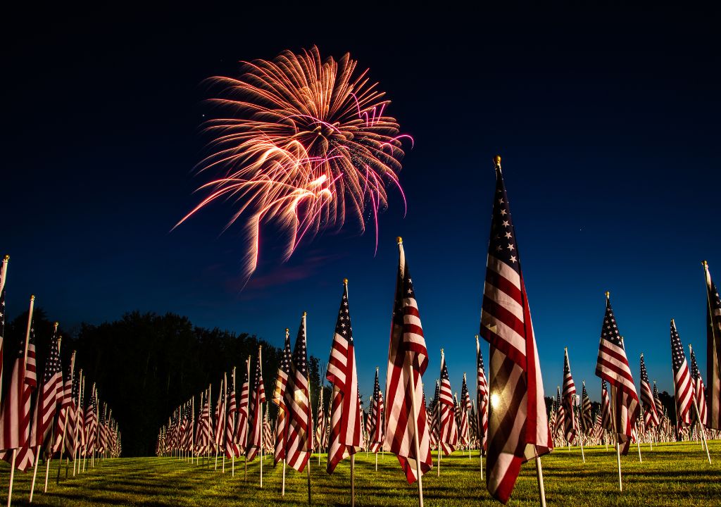 Arlington Fireworks at Field of Memories