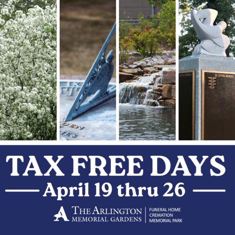 April 2025 Tax Free Days at Arlington