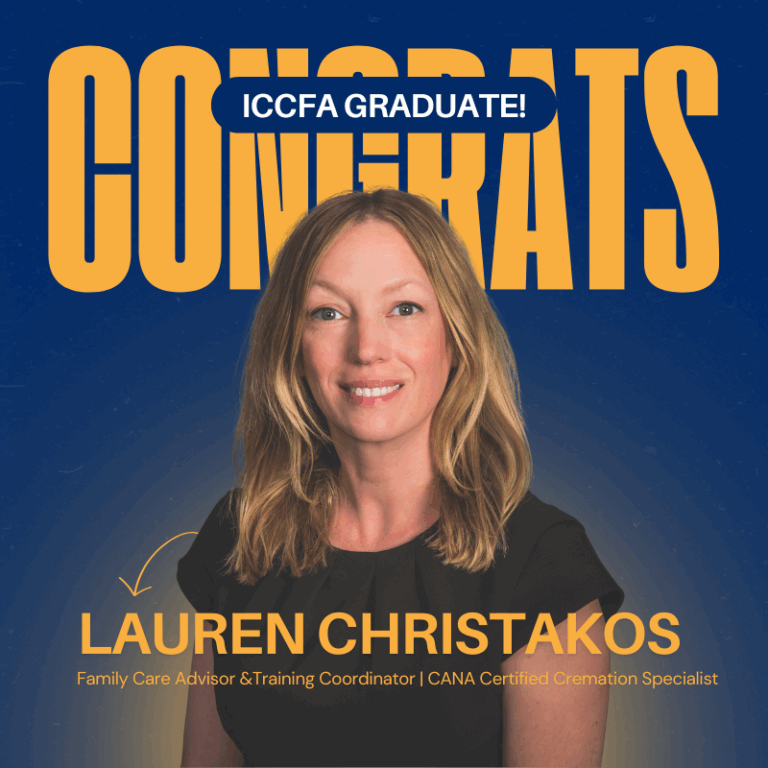 Arlington Celebrates Lauren Christakos ICCFA Graduation